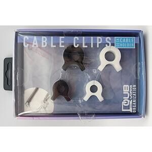 Multi Purpose Cable Clips Set of 4 - Vivitar - QUB Works - Return